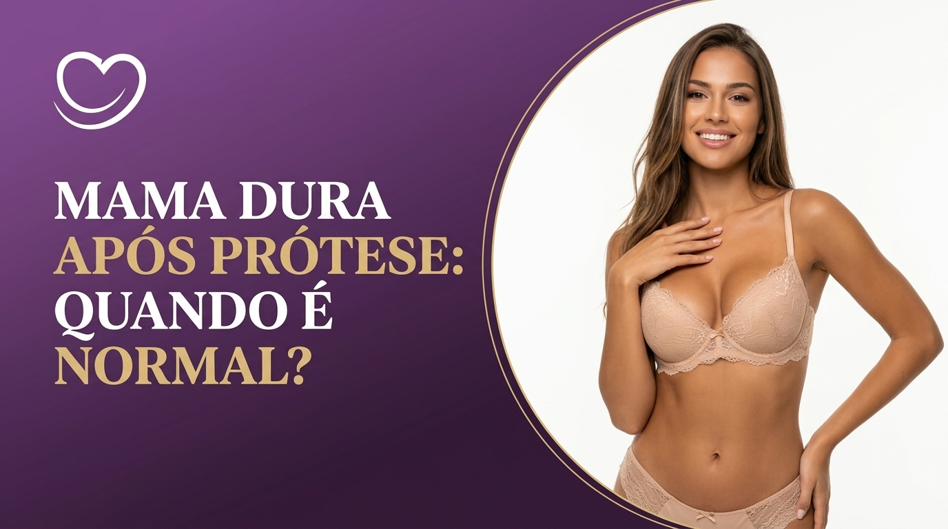 Capa do artigo: Mama dura após prótese de silicone — quando é normal